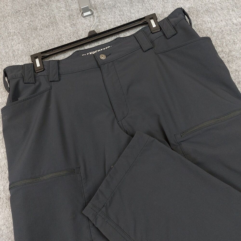 Duluth Trading Co. Flexpedition Cargo Pants Men's 40x30 Black Relaxed Fit Work